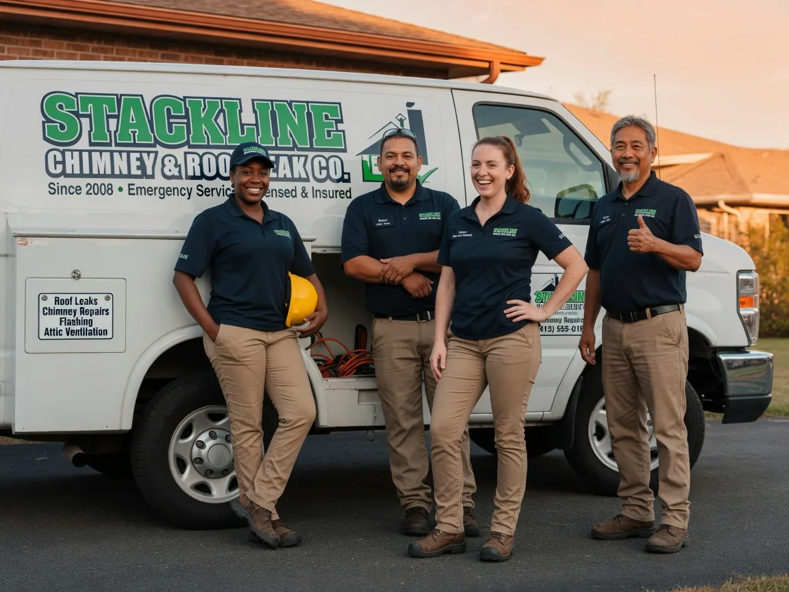 Chimney flashing repair company in Goree, TX
